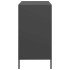 Aparador de acero laminado en frío negro 68x39x73,5