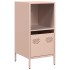 Aparador de acero laminado en frío rosa 35x39x73,5