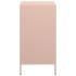 Aparador de acero laminado en frío rosa 35x39x73,5
