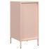 Aparador de acero laminado en frío rosa 35x39x73,5