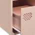 Aparador de acero laminado en frío rosa 35x39x73,5