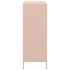 Aparador de acero rosa 39x35x103,5