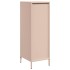 Aparador de acero rosa 39x35x103,5