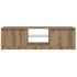 Mueble de TV luces LED madera roble artisan 120x30x36