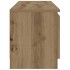 Mueble de TV luces LED madera roble artisan 120x30x36