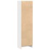 Estantería madera de ingeniería blanco brillo 40x24x143