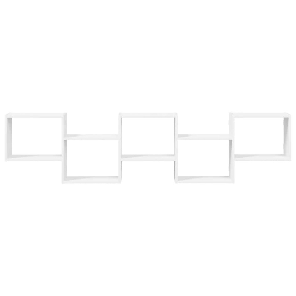 Estante cubo de pared 5 compartimentos madera ingeniería