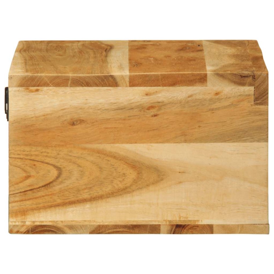 Muebles de TV de pared 2 uds madera maciza de