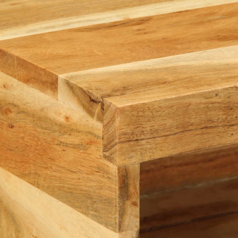 Muebles de TV de pared 2 uds madera maciza de