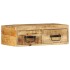 Mueble de TV de pared madera maciza de mango rugosa 60x30x19