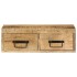 Mueble de TV de pared madera maciza de mango rugosa 60x30x19