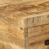 Mueble de TV de pared madera maciza de mango rugosa 60x30x19