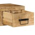 Mueble de TV de pared madera maciza de mango rugosa 60x30x19