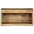 Muebles de TV de pared 2 uds madera maciza de mango