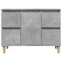 Armario de lavabo madera contrachapada gris hormigón