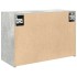 Mueble de pared baño madera ingeniería gris hormigón