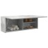 Mueble de pared baño madera ingeniería gris hormigón