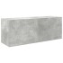 Mueble de pared baño madera ingeniería gris hormigón
