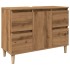 Mueble de lavabo madera ingeniería roble artisan 80x33x60