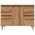 Mueble de lavabo madera ingeniería roble artisan 80x33x60