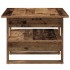 Mesa de centro madera ingeniería madera envejecida 102x55x42