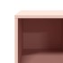 Mesa de centro acero laminado en frío rosa 101,5x50x43,5
