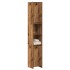 Armario de baño madera de ingeniería envejecida 30x30x183,5