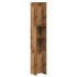 Armario de baño madera de ingeniería envejecida 30x30x183,5