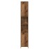 Armario de baño madera de ingeniería envejecida 30x30x183,5
