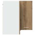 Armario colgante de esquina madera roble artisan 57x57x60