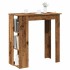 Mesa bar y estante madera ingeniería envejecida