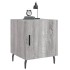 Mesitas noche 2 uds madera ingeniería gris Sonoma 40x40x50