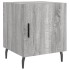 Mesitas noche 2 uds madera ingeniería gris Sonoma 40x40x50