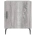 Mesitas noche 2 uds madera ingeniería gris Sonoma 40x40x50