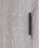 Mesitas noche 2 uds madera ingeniería gris Sonoma 40x40x50