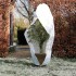 Nature Cubierta plantas invierno con cremallera blanco 2,5x2x3