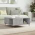 Mesa de centro madera contrachapada gris hormigón 80x80x36,5