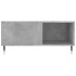 Mesa de centro madera contrachapada gris hormigón 80x80x36,5