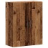 Armario de pared madera de ingeniería envejecida 69,5x34x90