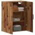 Armario de pared madera de ingeniería envejecida 69,5x34x90