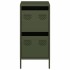 Aparador de acero laminado en frío verde oliva 35x39x73,5