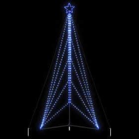 Árbol de Navidad LED 615 LEDs azul 404,5