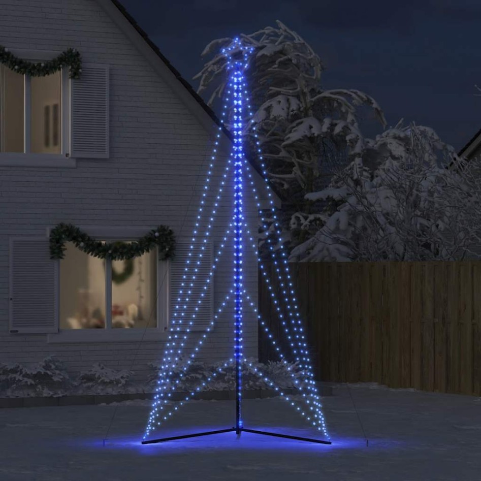 Árbol de Navidad LED 615 LEDs azul 404,5