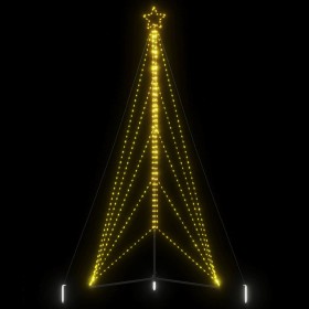 Árbol de Navidad LED 615 LEDs blanco cálido 404,5