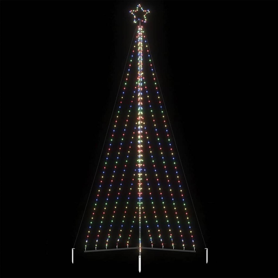 Árbol de Navidad LED 570 LEDs de colores 399