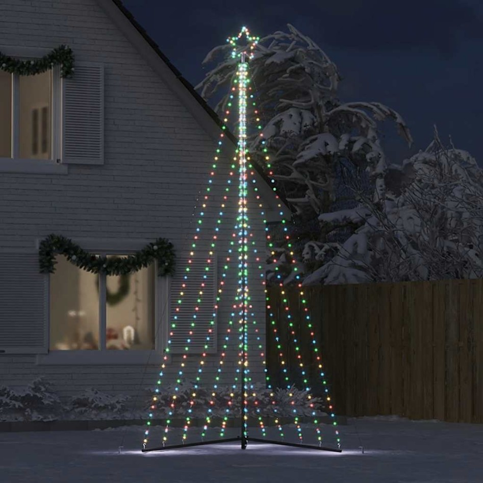 Árbol de Navidad LED 570 LEDs de colores 399