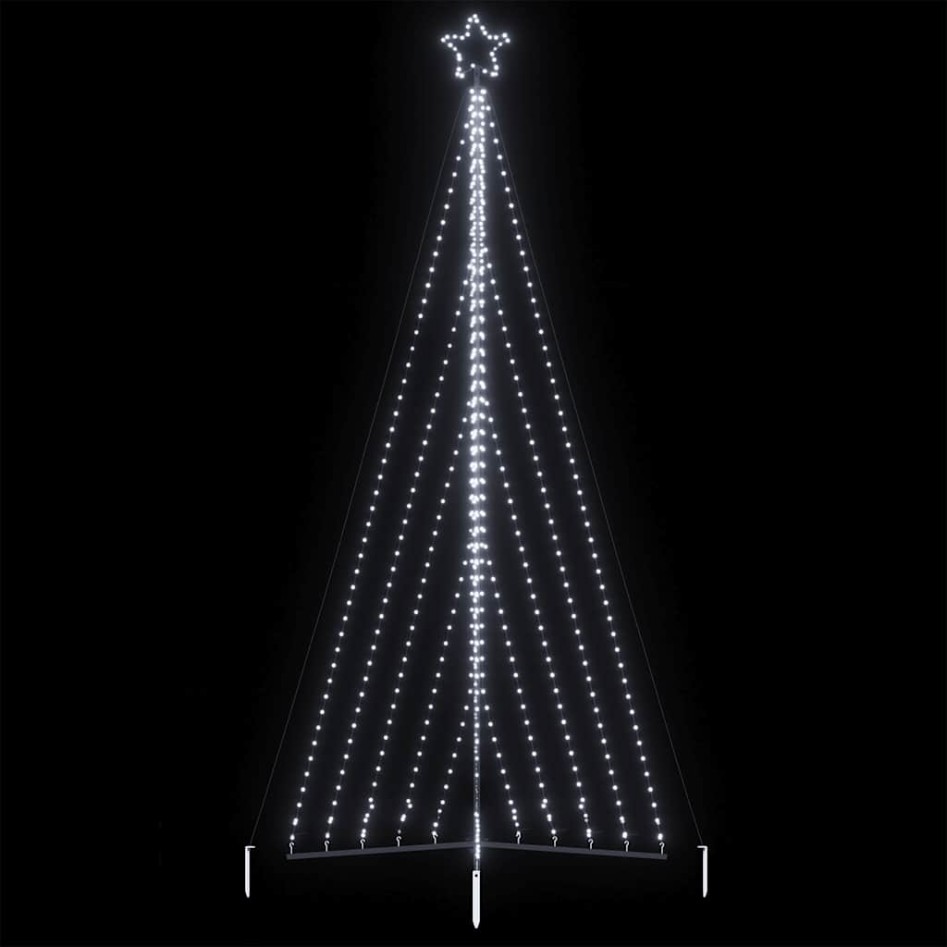 Árbol de Navidad LED 570 LEDs blanco frío 399