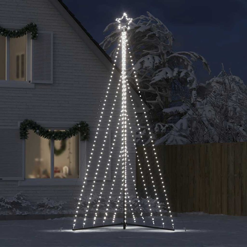 Árbol de Navidad LED 570 LEDs blanco frío 399