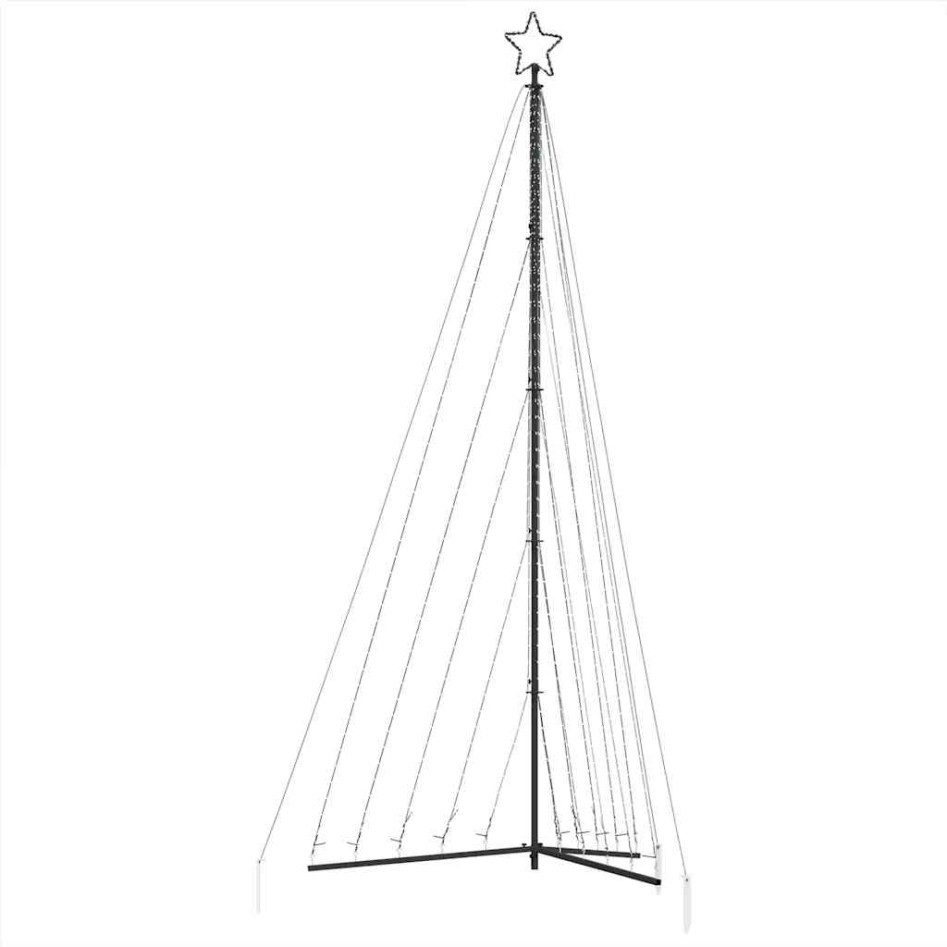 Árbol de Navidad LED 570 LEDs blanco frío 399