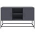 Mueble para TV de acero gris antracita 100,5x39x60,5